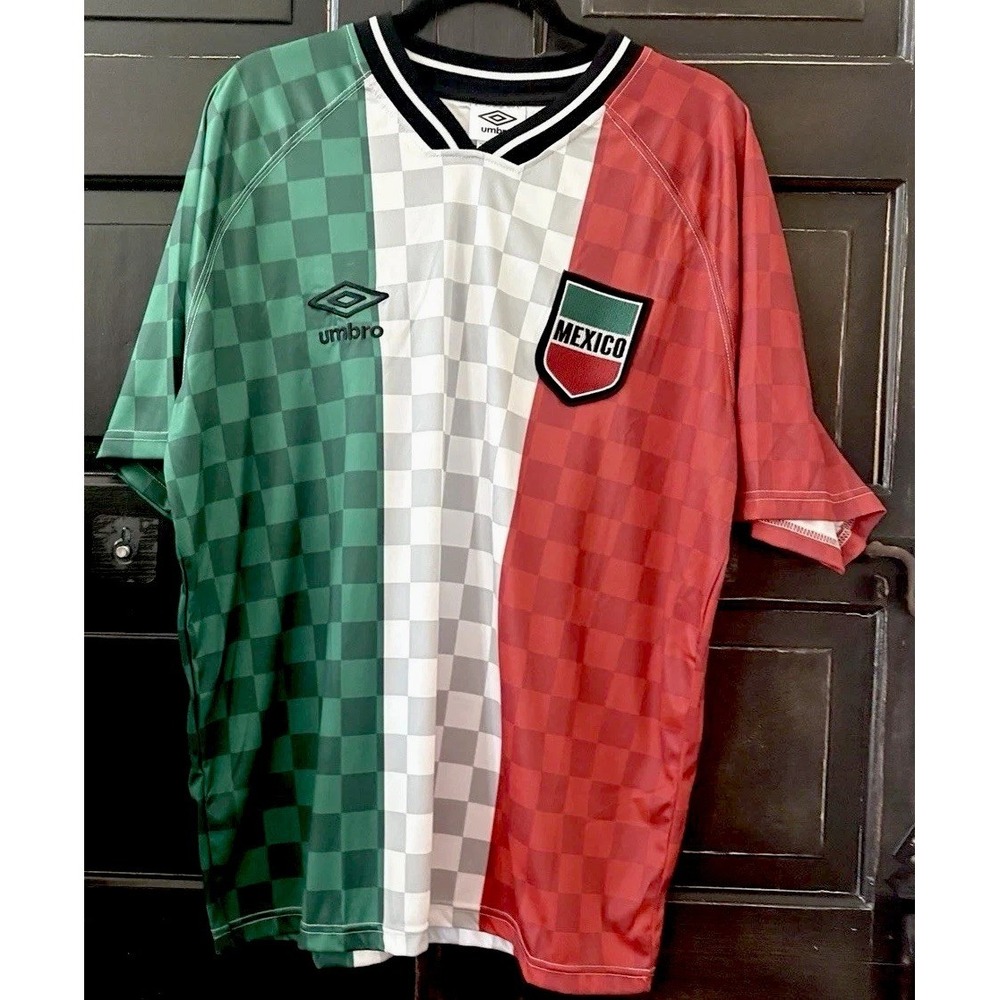 Umbro Mexico Soccer Jersey Vintage Style World Cup Sz MED FIFA enthusiast NWT